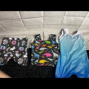 3 pack of girls leotards
